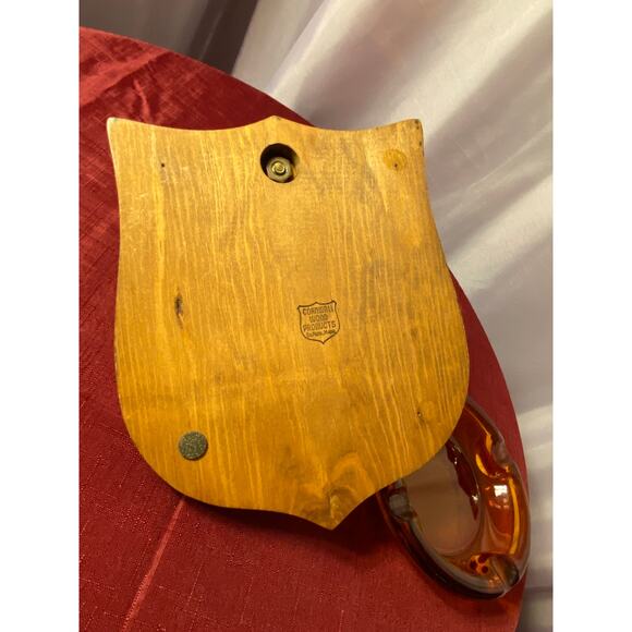 Vintage, Mid-Century Style Ashtray with Brass Eagle - Picture 3 of 12